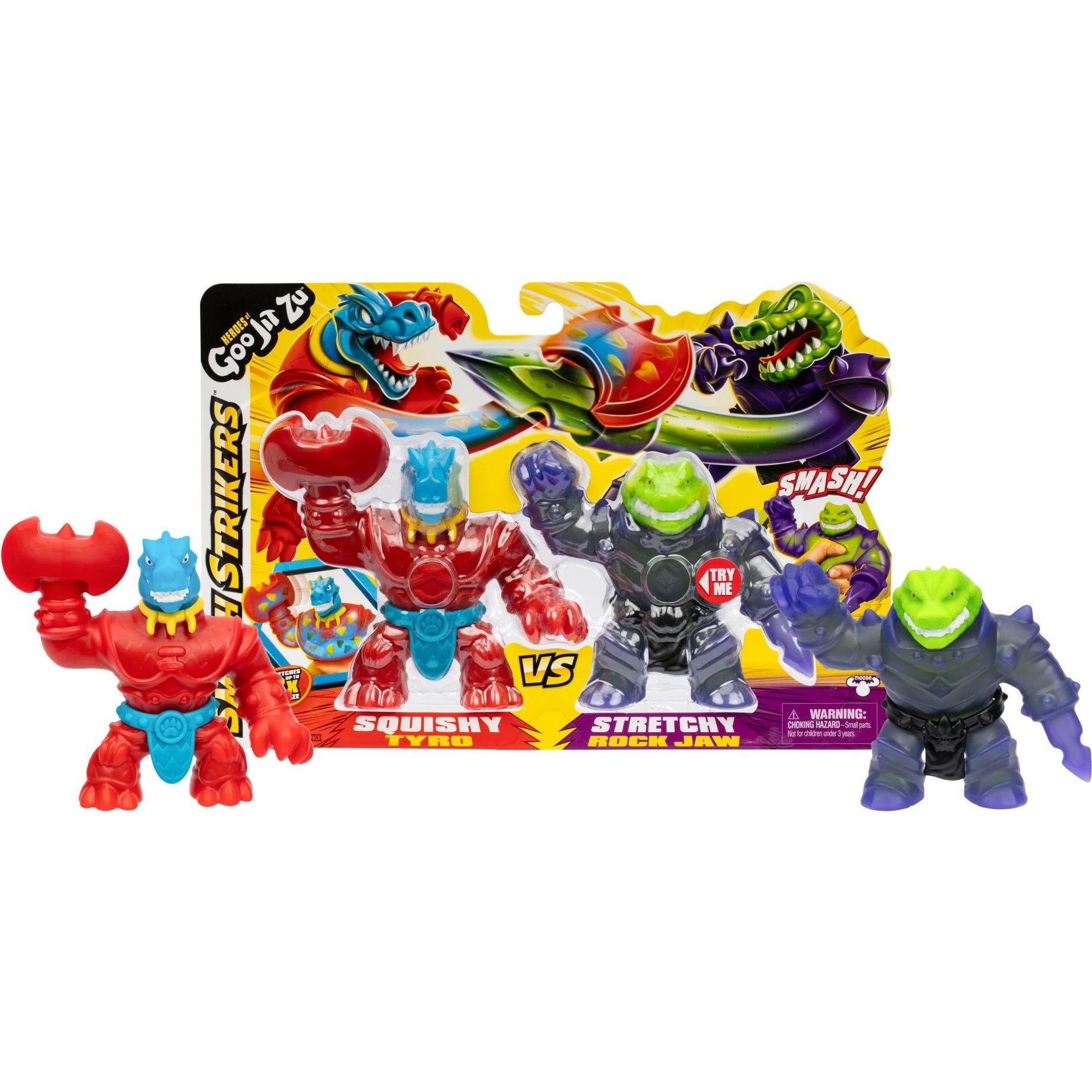 Goo Jit Zu Smash Strikers Tyro vs Rock Jaw