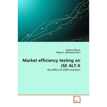 Market efficiency testing on JSE ALT-X, Fachbücher von Vatiswa Mlonzi