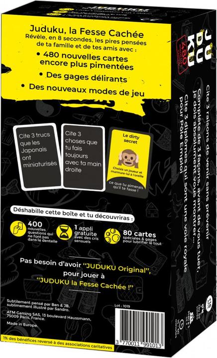 Produktbild Blackrock games Juduku - La Fesse Cachée (Französisch)
