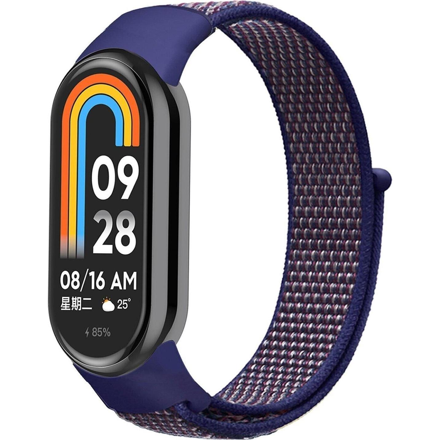 Strap-it Armband (Nylon), Uhrenarmband, Blau