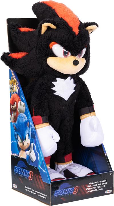 Actual product image Jakks Pacific Sonic 3 Shadow Deluxe plush toy 32cm (32 cm)