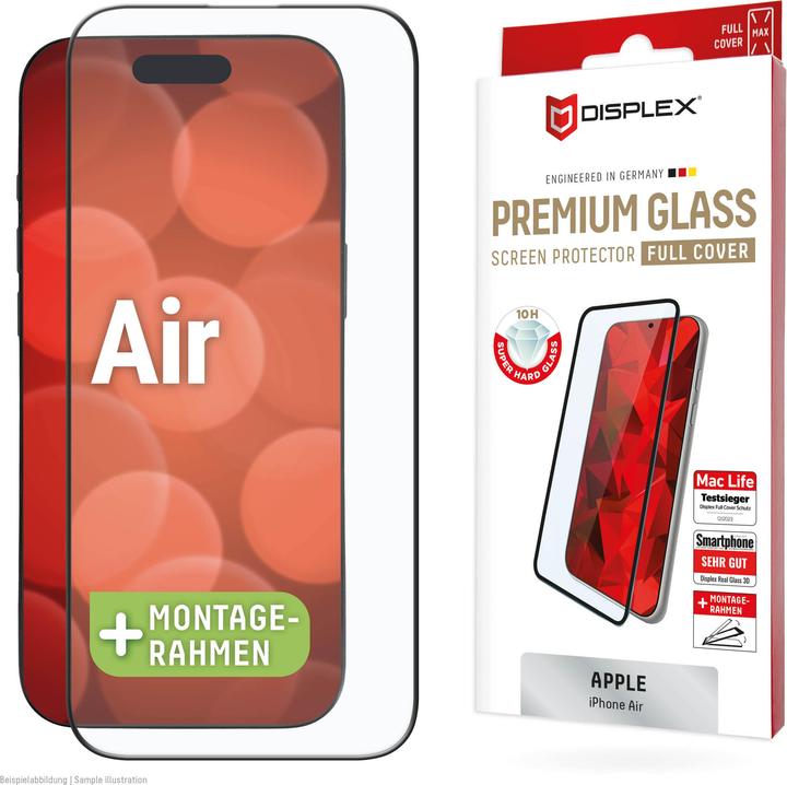 Displex Premium Glass Full Cover (1 Stück, Apple iPhone Air)