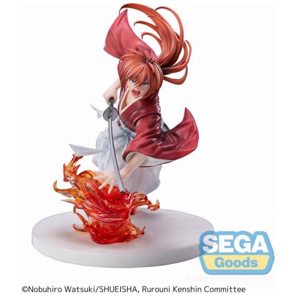 Sega Rurouni Kenshin Luminasta PVC Statue "Rurouni Kenshin" "Kenshin Himura" 15 cm