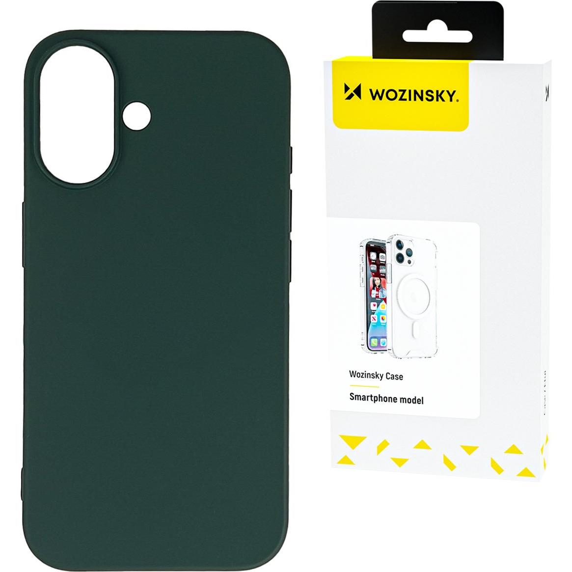 Wozinsky Silikonowe etui Silicone Case na Samsung Galaxy S24 FE - zielone (Samsung Galaxy S24 FE), Cover smartphone, Verde