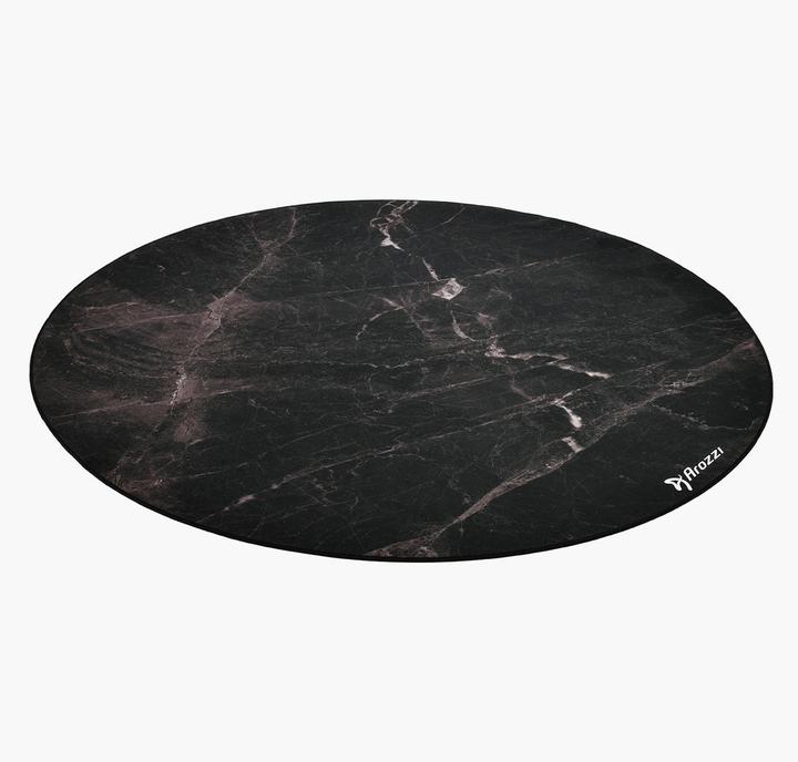 Actual product image Arozzi Computer chairs / desks ZONA Round Floor Pad - Black Marble (121 x 121 cm)