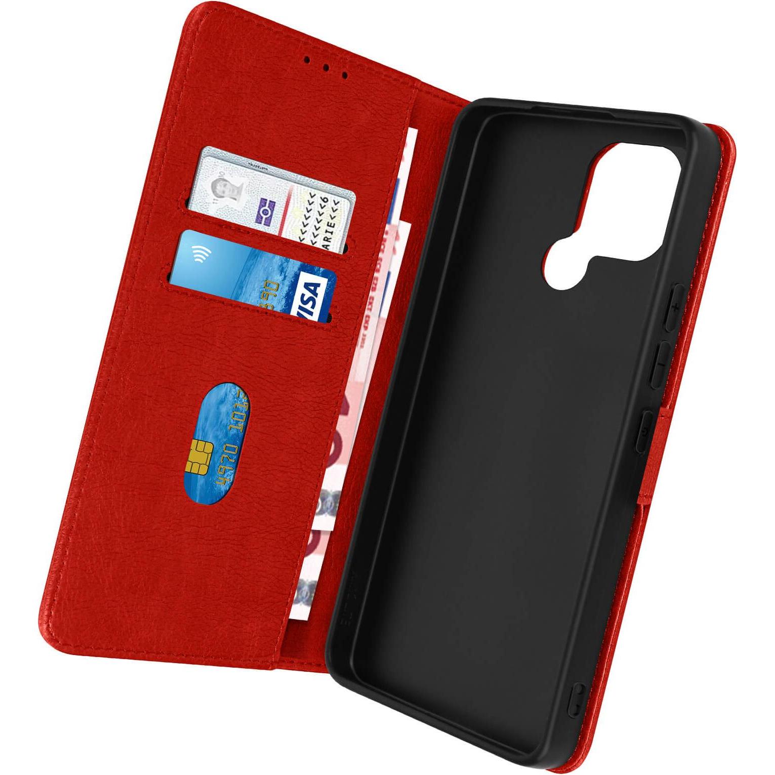 Avizar Chesterfield Series (Xiaomi Redmi A2), Smartphone Hülle, Rot