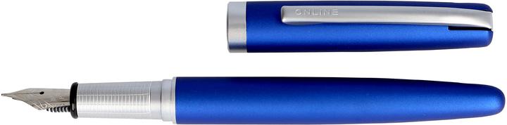Actual product image Online Fountain pen Eleganza M 34633/3D Satin Blue (Satin Blue, 1x)