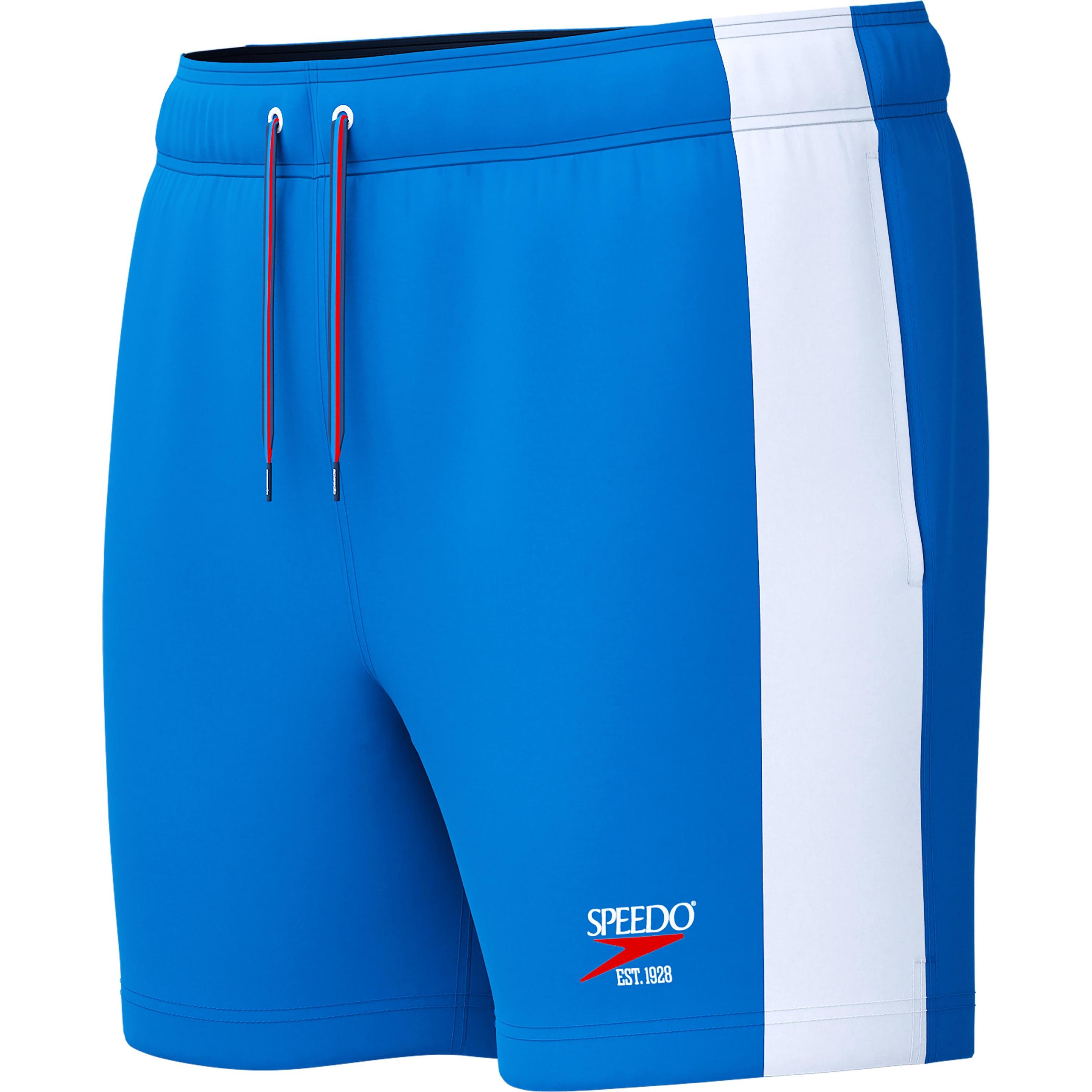 Speedo, Uomini, Costume da uomo, Jetstream Retro Volley-002, Blu, (XL)