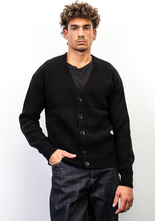 Produktbild Diana Studio Herren Schwarzer Strickweste mit Langarm (XL)