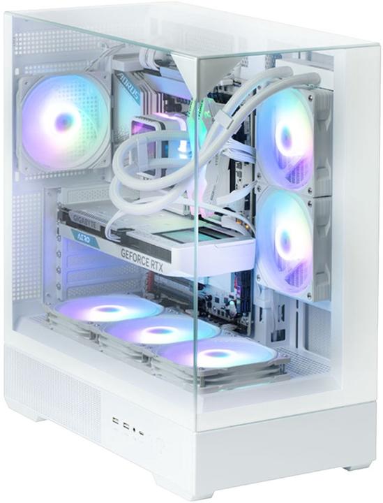 Immagine prodotto Zalman Boitier Moyen Tour ATX P40 Prism RGB avec panneaux vitrés (Blanc) (Mini-ITX, ATX)