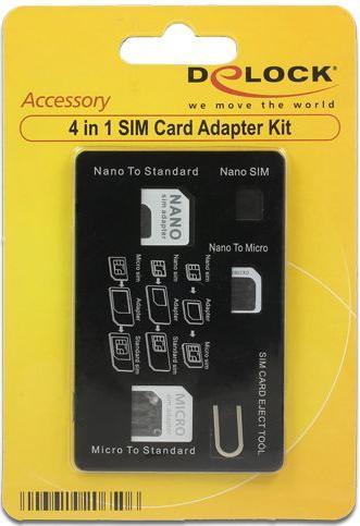 Image du produit Delock Adaptateur de carte SIM 4 en 1