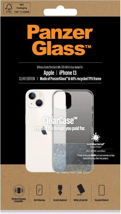 Immagine prodotto PanzerGlass 0313 Copertura protettiva del telefono cellulare trasparente (Apple iPhone 13)