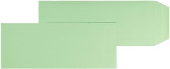 Blanke Versandtaschen 125x312mm 120g/qm gummiert VE=100 Stück pistazie (100 x)