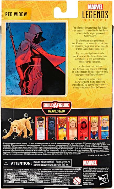 Produktbild Hasbro Marvel Legends Actionfigur Red Widow (BAF: Marvel's Zabu) 15 cm