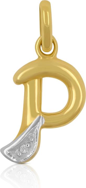 Image du produit Muau Lettre (750, Or jaune 18 carats, Or blanc)