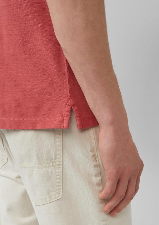 Actual product image S.Oliver Polo-Shirt Poloshirt mit kleinem Labelpatch und Flammgarnstruktur (XXL)