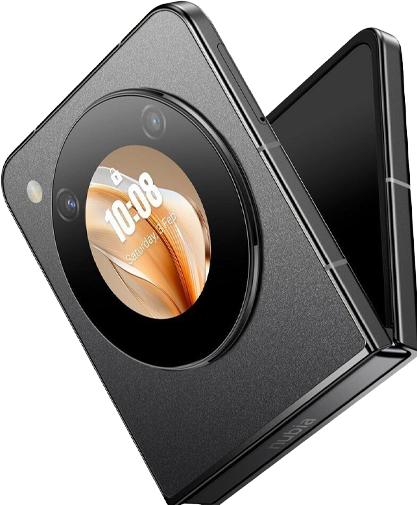 Immagine prodotto Nubia Flip 5G Dual Sim 8GB RAM, 256GB, nero cosmico (256 GB, Cosmic Black, 6.90", Doppia SIM, 5G)