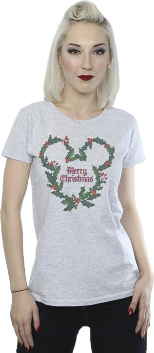 Produktbild Disney Mickey Mouse Merry Christmas Holly TShirt (XXL)