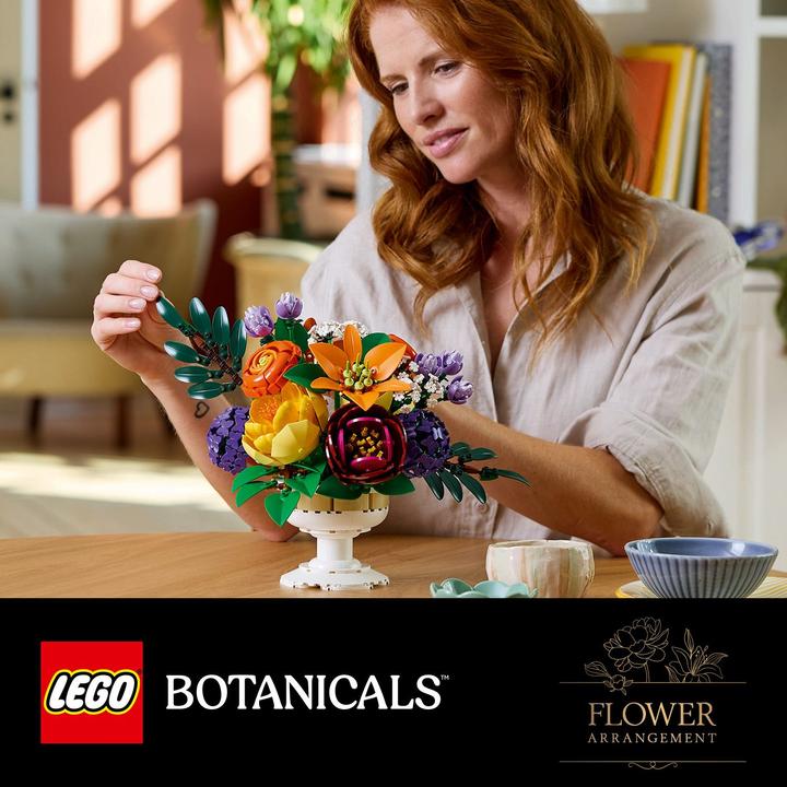 Actual product image LEGO Flower arrangement (10345, LEGO Botanical, LEGO Rare Sets)