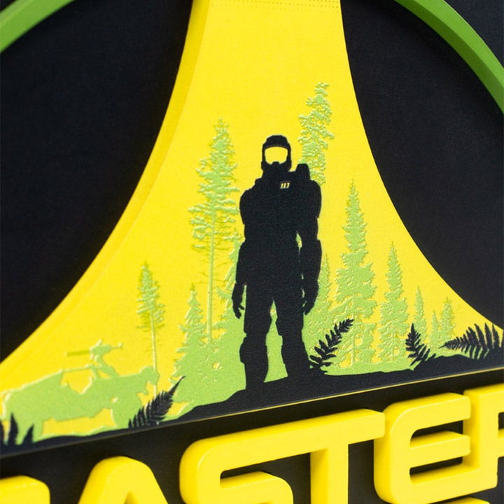 Actual product image Numskull Halo Master Chief - 3D wall light