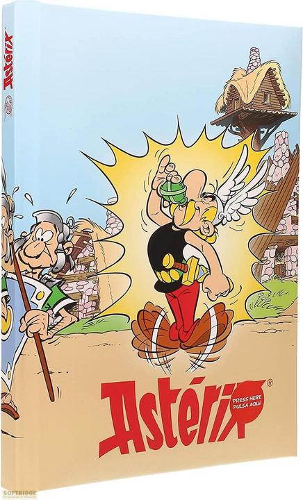 Image du produit SD Toys Asterix : Astérix - Notice Book with light function (A5, À rayures)