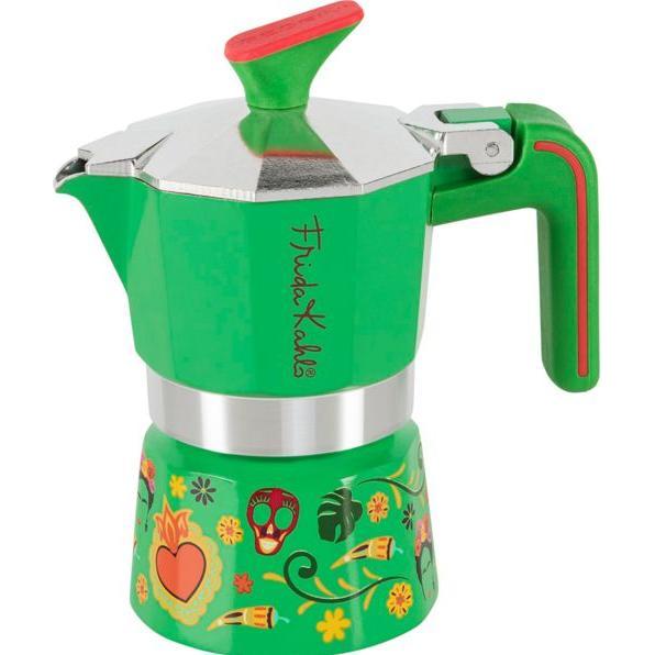 Pedrini 1TZ FRIDA KAHLO, verde, Caffettiera moka, Verde