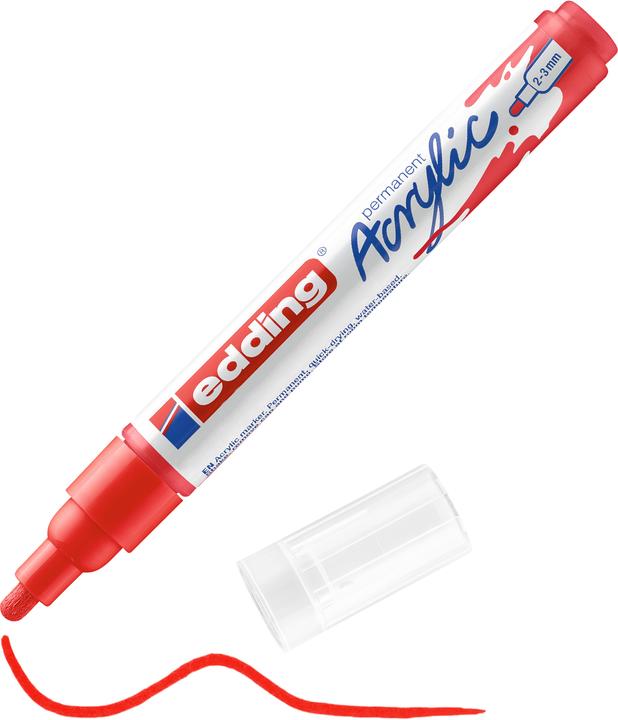 Immagine prodotto Edding Marcatore acrilico 5100 (Rosso traffico, 3 mm, 1 x)