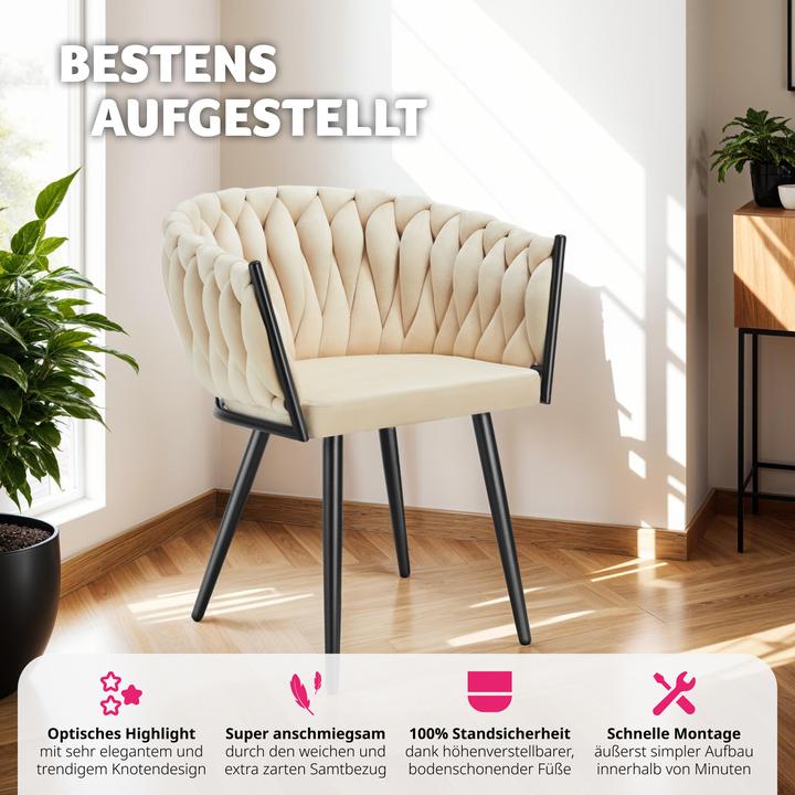 Produktbild tectake Astano Samt