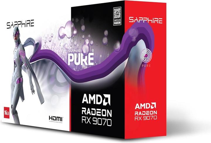 Produktbild Sapphire Pure Radeon RX 9070 (16 GB)