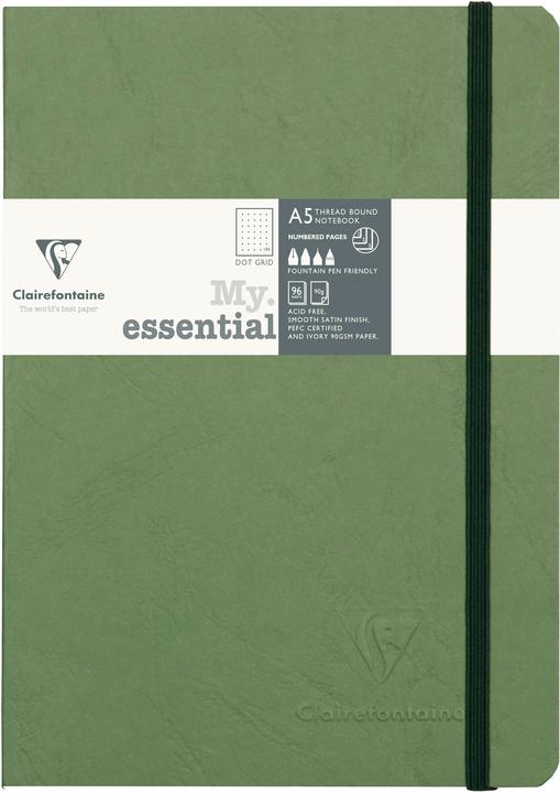 Produktbild Clairefontaine Age Bag Notizbuch (A5, Speziallineatur, Weicher Einband)