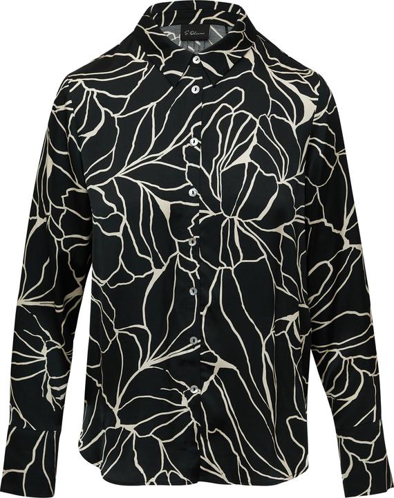 Produktbild S.Oliver Bluse Hemdbluse aus Satin (48)