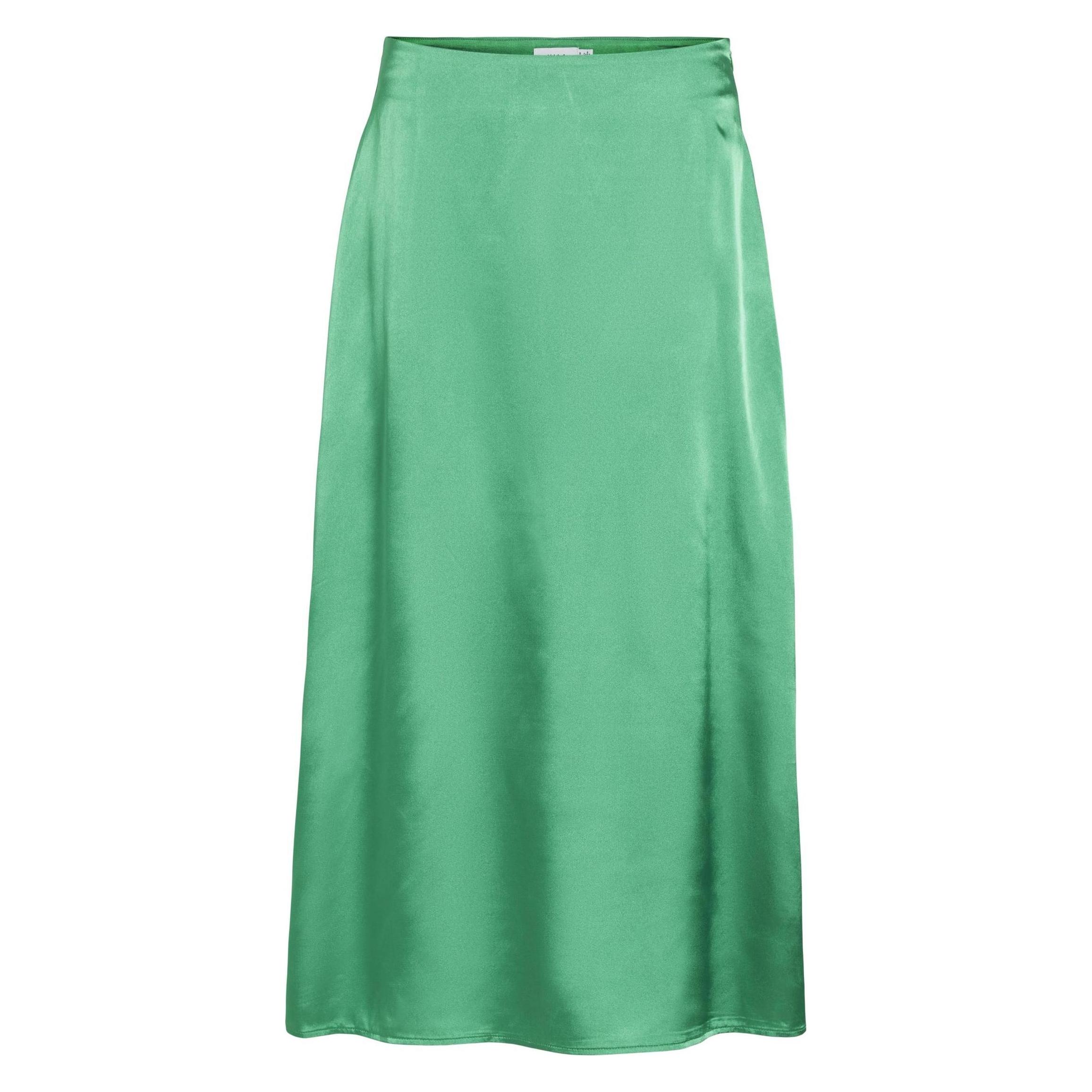 Vila, Damen, Röcke, Vishima Hw Skirt/Pb, Grün, (38)