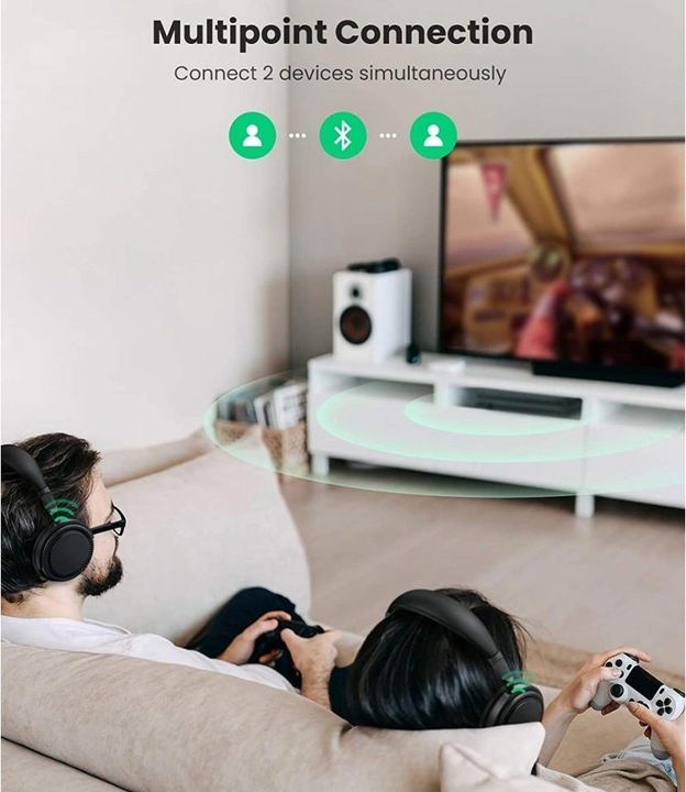 Immagine prodotto Ugreen Trasmettitore USB Bluetooth 5.0 per Nintendo Switch, PC, Laptop (Emittenti)