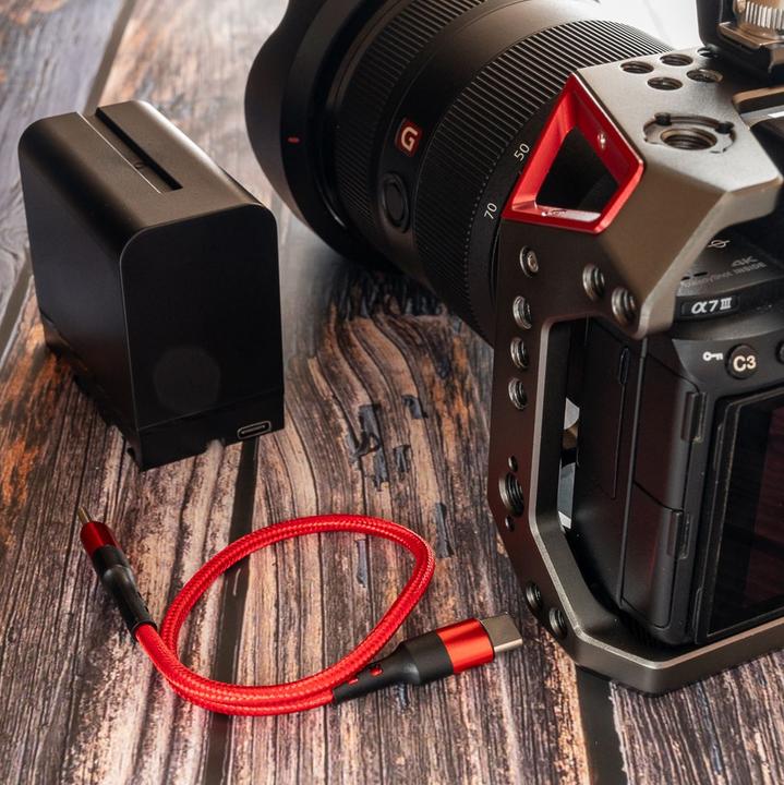 Produktbild Caruba USB C to USB C 60W Cable 30cm Red (0.30 m, 60 W)