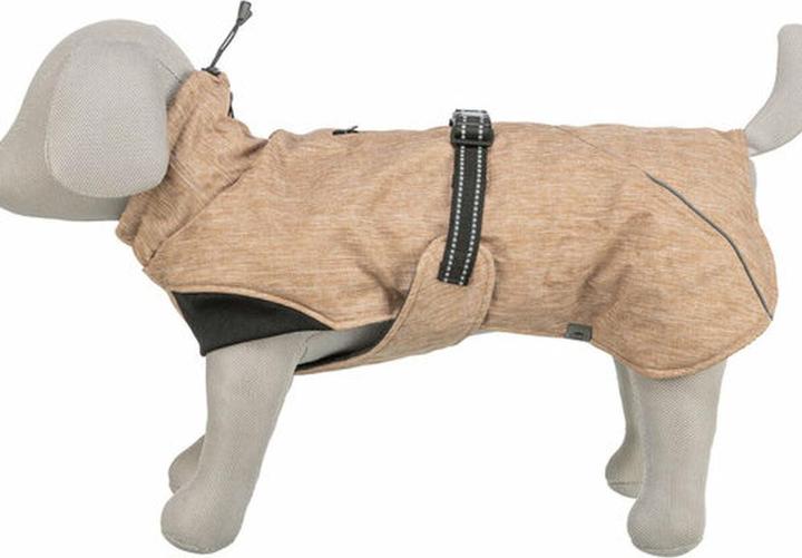 Image du produit Trixie Riom winter coat, XXL: 80 cm, sand (XXL, Manteau pour chien)