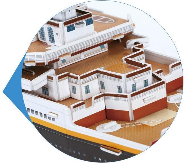 Image du produit Cubicfun Cubic Fun 3D Puzzle Titanic Grand (113 pièces)