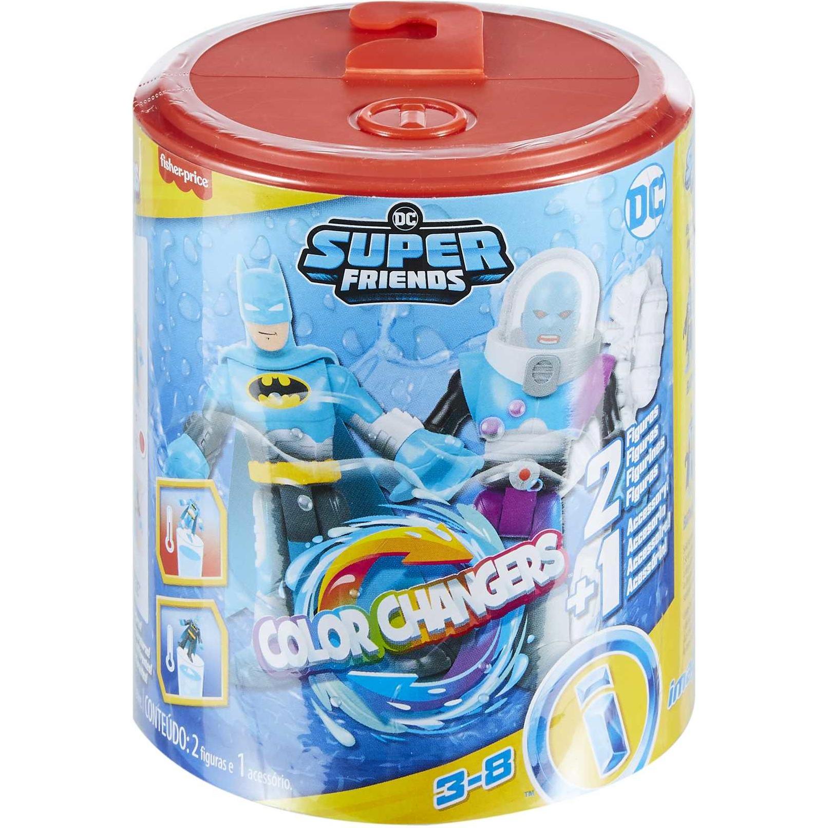 Fisher-Price Imaginext - DC Super Friends: Color Changers Batman e Mr. Freeze