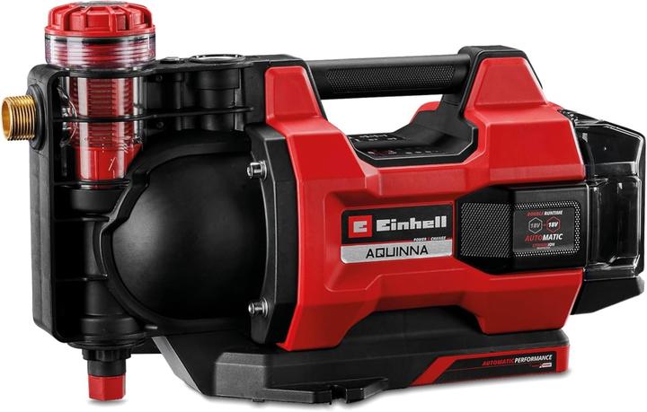 Produktbild Einhell AQUINNA 18/30 F LED AUTOMATIC Akku-Gartenpumpe 3000 l/h 28 m (Gartenpumpe)
