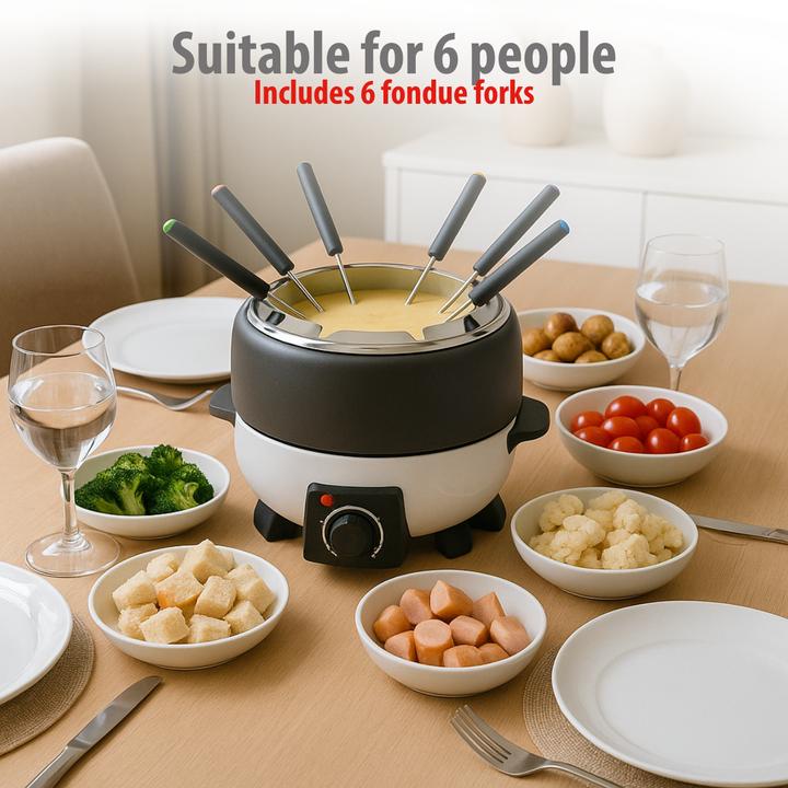 Actual product image Cuisinier Deluxe Fondue set (Chinoise Fondue, Fondue Bourguignonne)