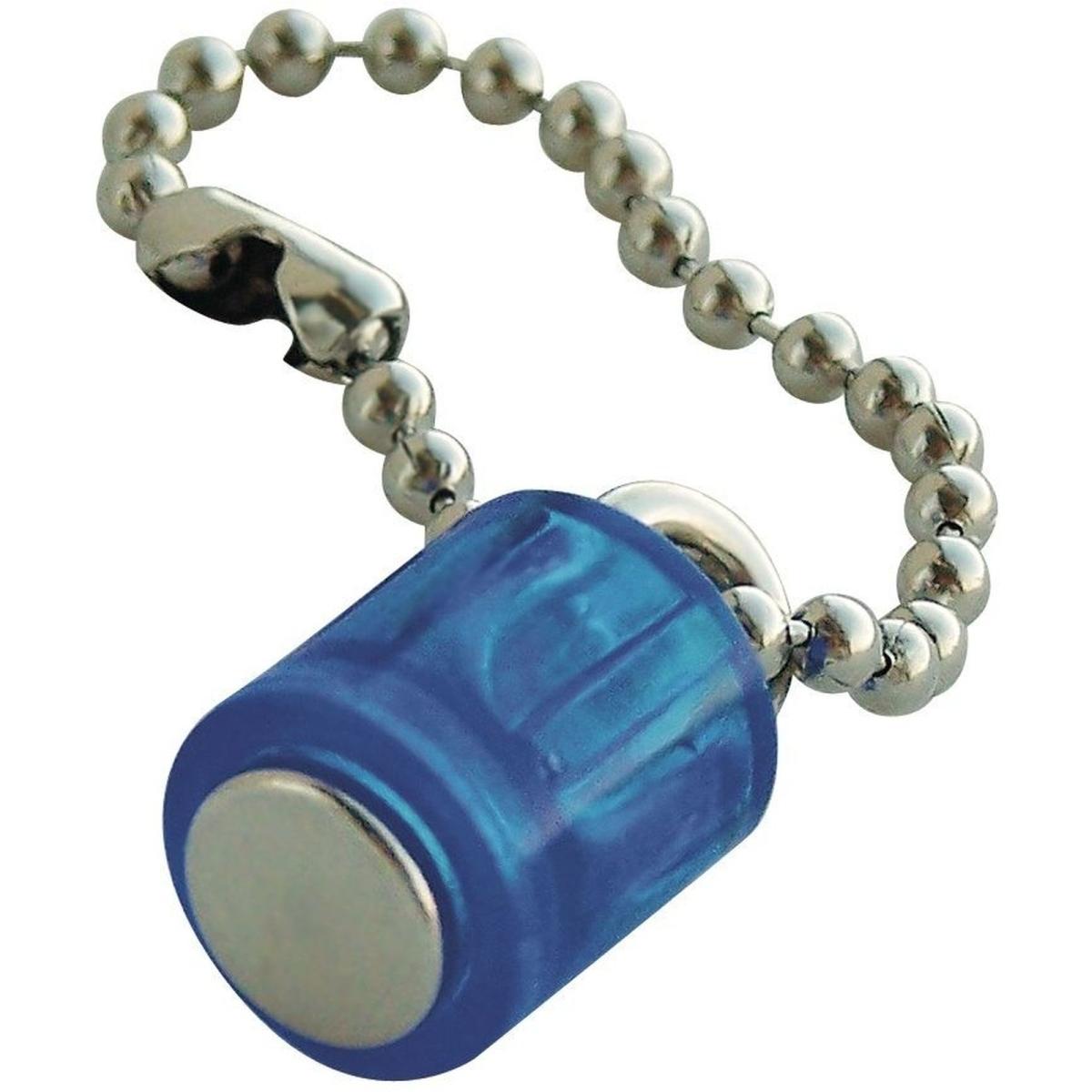 Laurel, Magnet, Magnet Power Zylinder + Kette 14x25mm VE=40 Stück kristallblau (1 x)