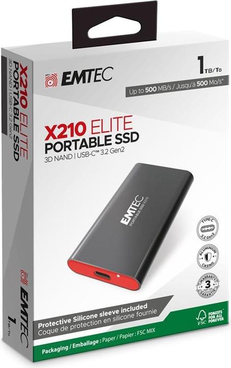 Image du produit Emtec X210G Gaming SSD (1 To)