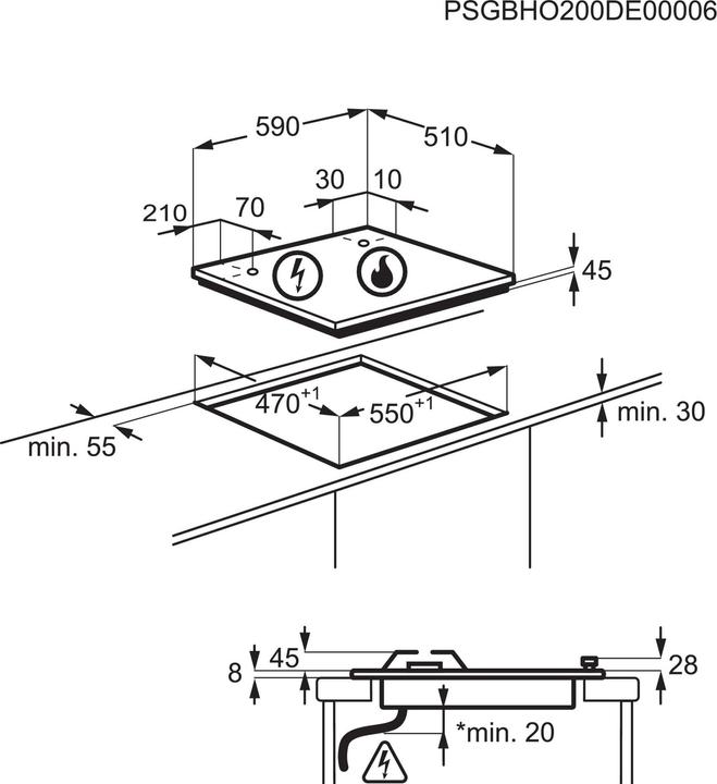Actual product image Electrolux KGG6407K