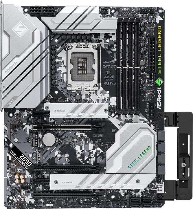 Actual product image AsRock Z690 Steel Legend/D5 (LGA 1700, Intel Z690H, ATX)