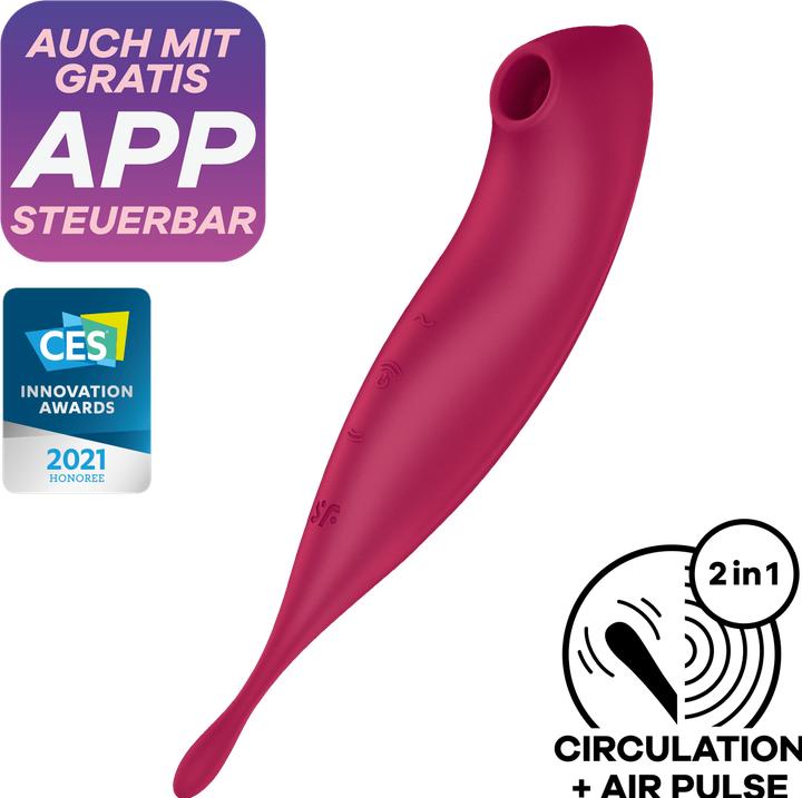 Produktbild Satisfyer Twirling Pro Connect App - Dark Red