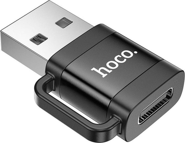 Image du produit Hoco Cable adapter OTG USB A (male) to Type C (female) 3A UA31D black (USB-A, USB-C)