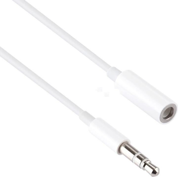 Produktbild PowerGuard Kopfhörer Verlängerungskabel 3.5mm Audio Klinke 3-polig 1m (1 m, 3.5mm Klinke (AUX))