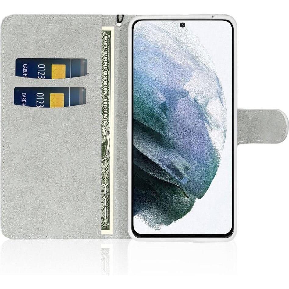 Thumbnail - Cover-Discount Galaxy S23 - Glitter Leder Etui schwarz (Samsung Galaxy S23+), Smartphone Hülle, Schwarz