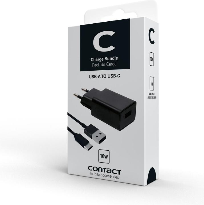 Produktbild Contact Wall Charger 1 Usb + Usb - Usb C Cable (10 W)