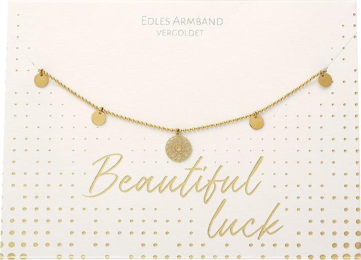 Produktbild Crystals Armband.Mandala.Glücks,vergold.606024 (17 cm, Edelstahl)