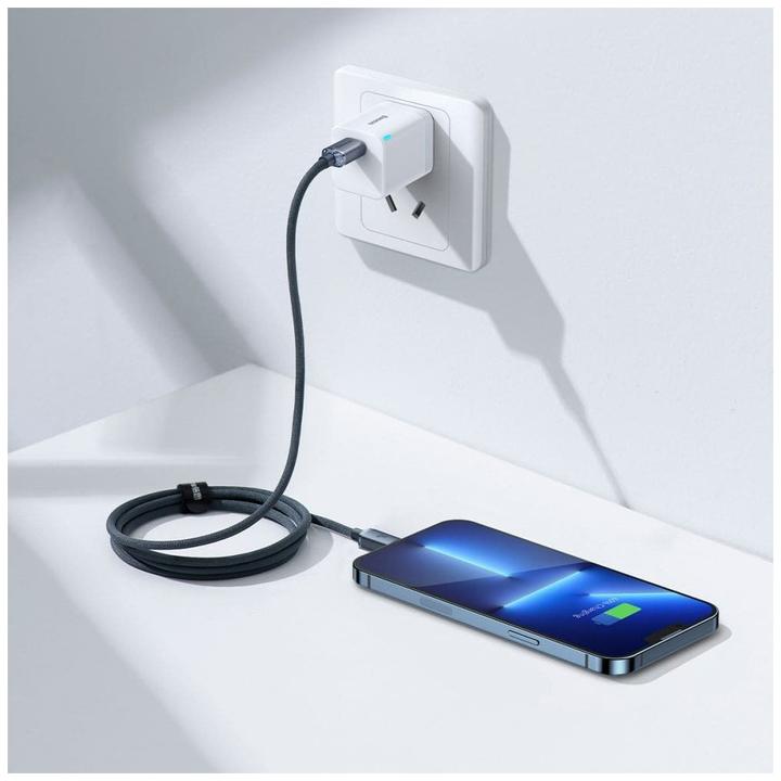 Immagine prodotto Baseus Crystal Shine Series Fast Charging Data Cable Type-C to iP 20W 1.2m Black (1.20 m, 20 W)
